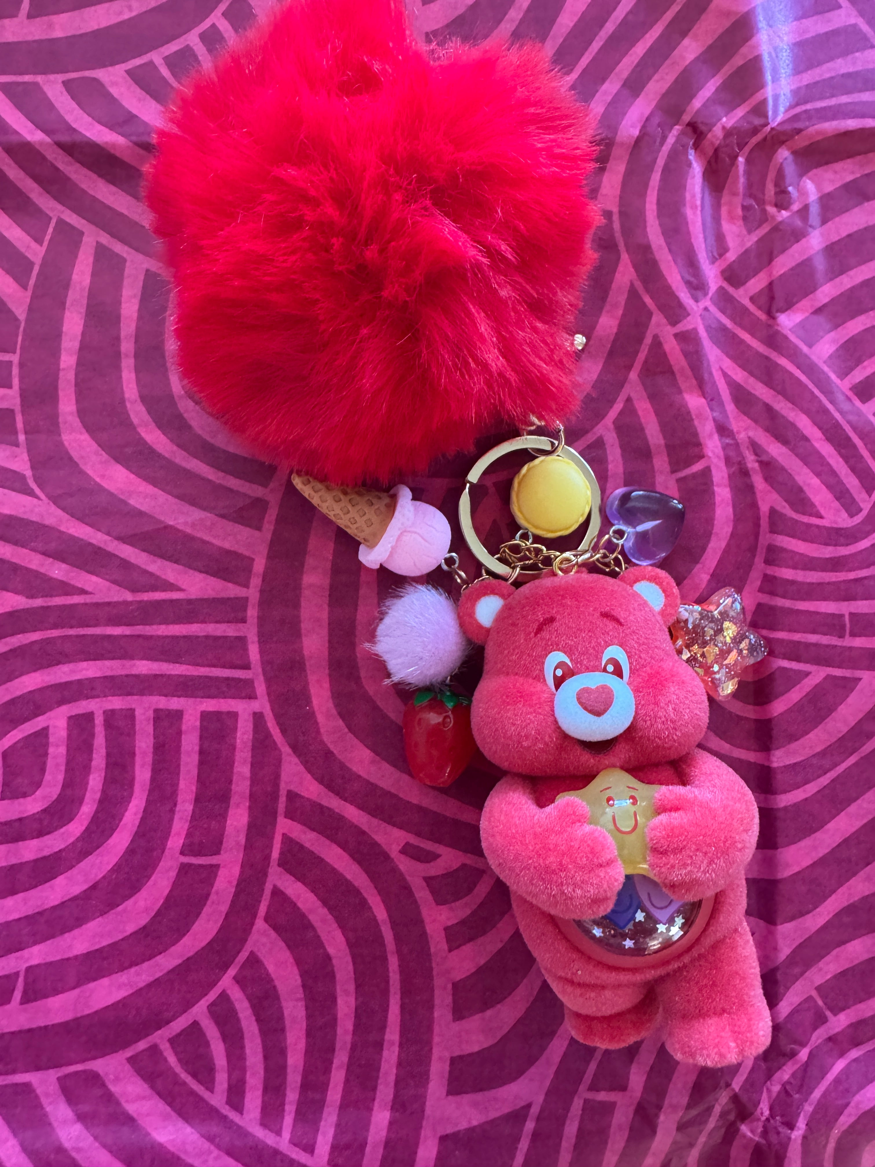 Always There Bear Custom Keychain