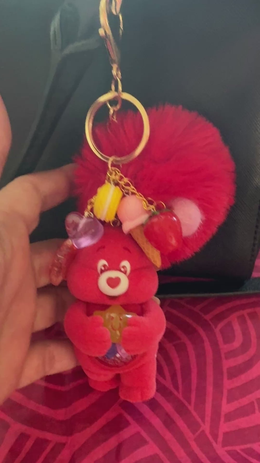 Always There Bear Custom Keychain